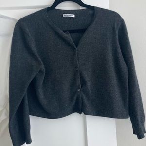 Reformation Gray Women's Cardigan Sweater